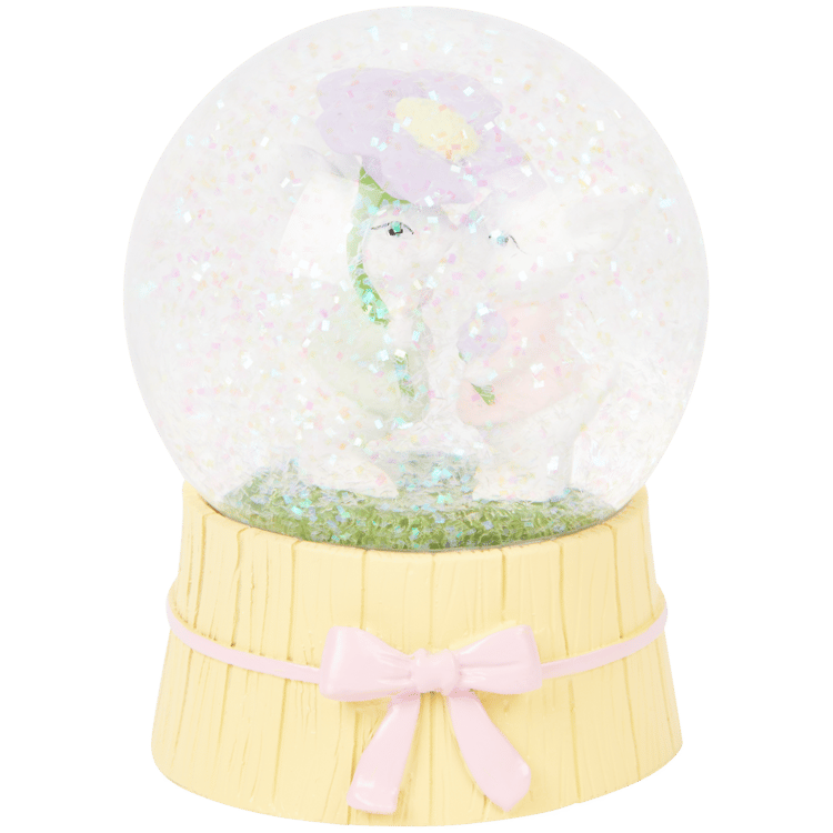 Boule à neige avec figurine de Pâques