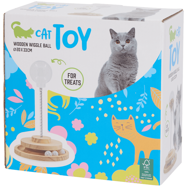 Juguete para gatos con pelotas