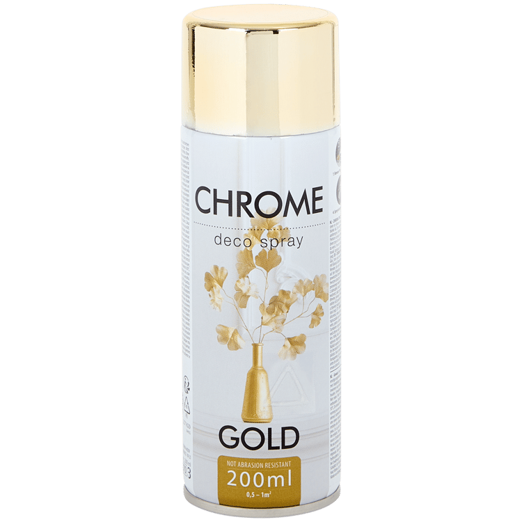 Sprühfarbe Chrom Gold