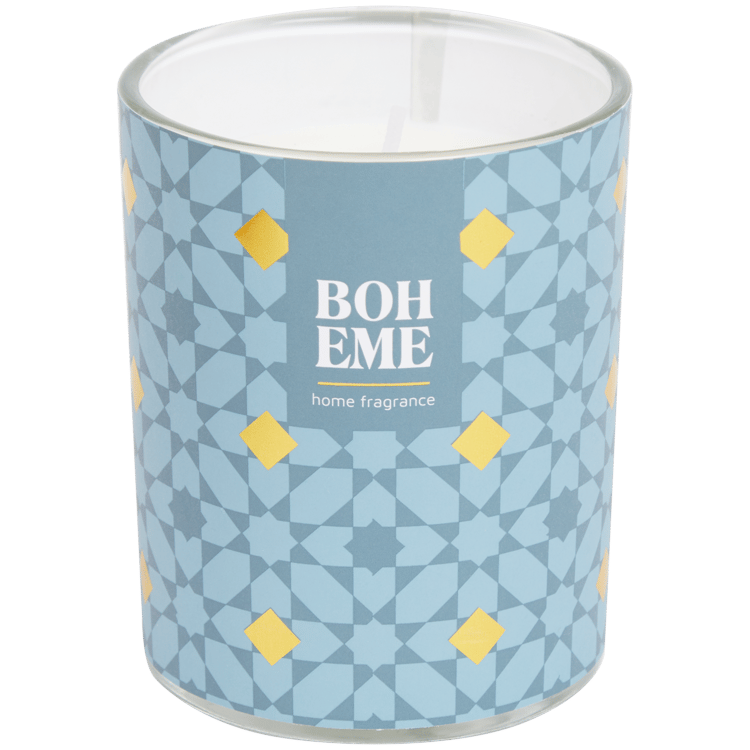 Bougie parfumée dans une boîte cadeau