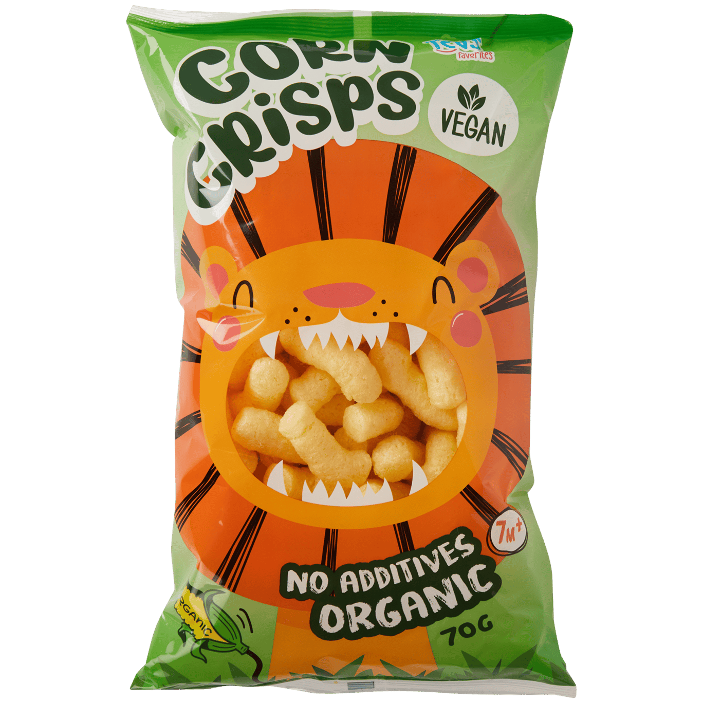 Chips de maíz orgánico 