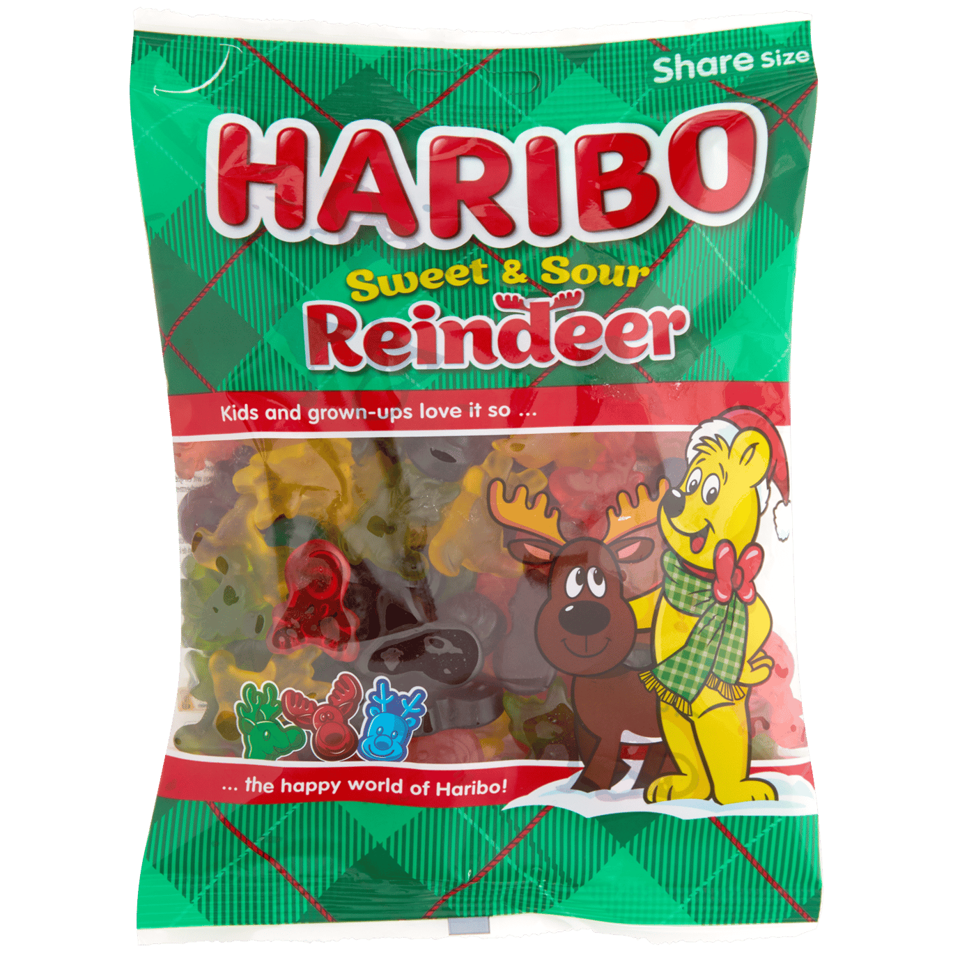 Cukríky Haribo Sweet & Sour Reindeer