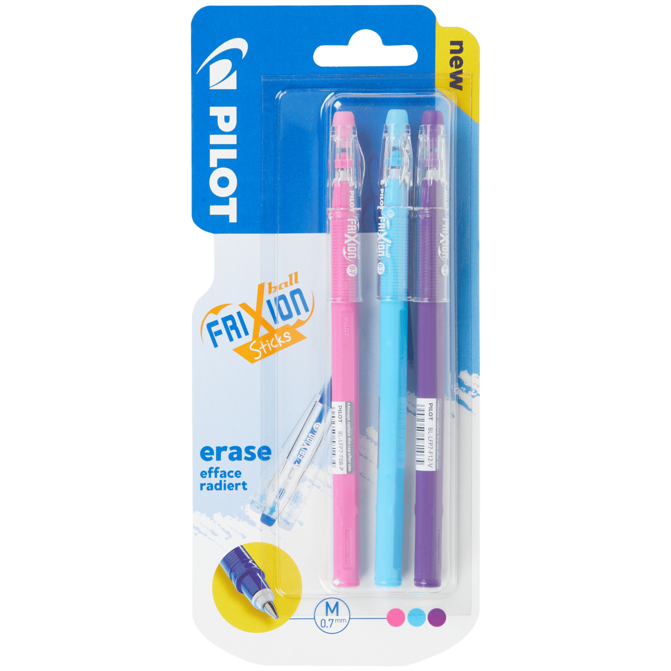 Zmazywalne długopisy Pilot FriXion Ball