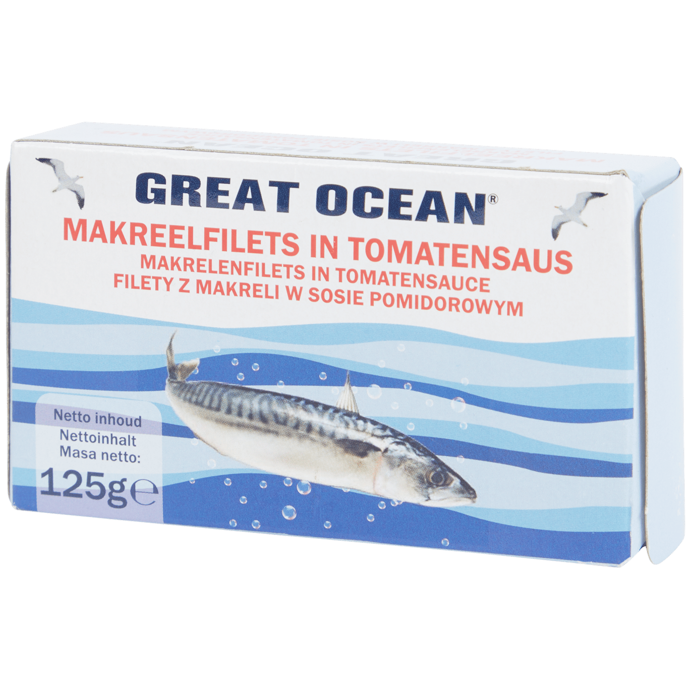 Great Ocean makreelfilet in tomatensaus