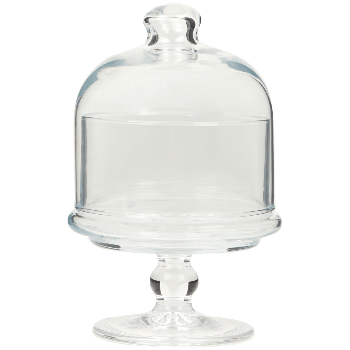 Mini campana di vetro con alzata Pasabahce