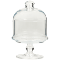 Mini campana di vetro con alzata Pasabahce