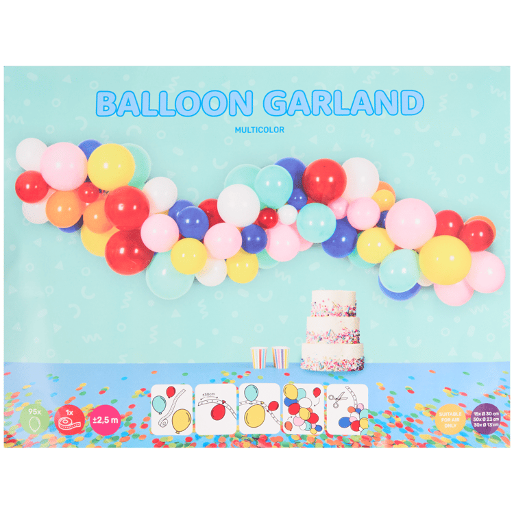 Łańcuch balonów