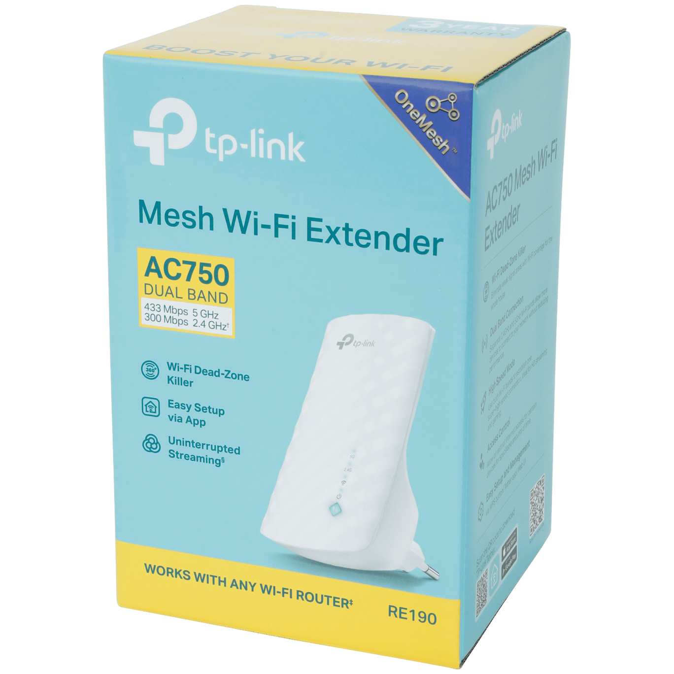 Wifi zosilňovač TP-link AC750