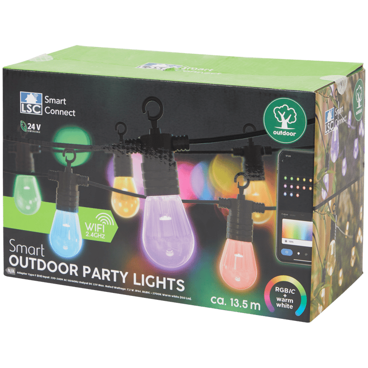Chytré venkovní párty osvětlení LSC Smart Connect