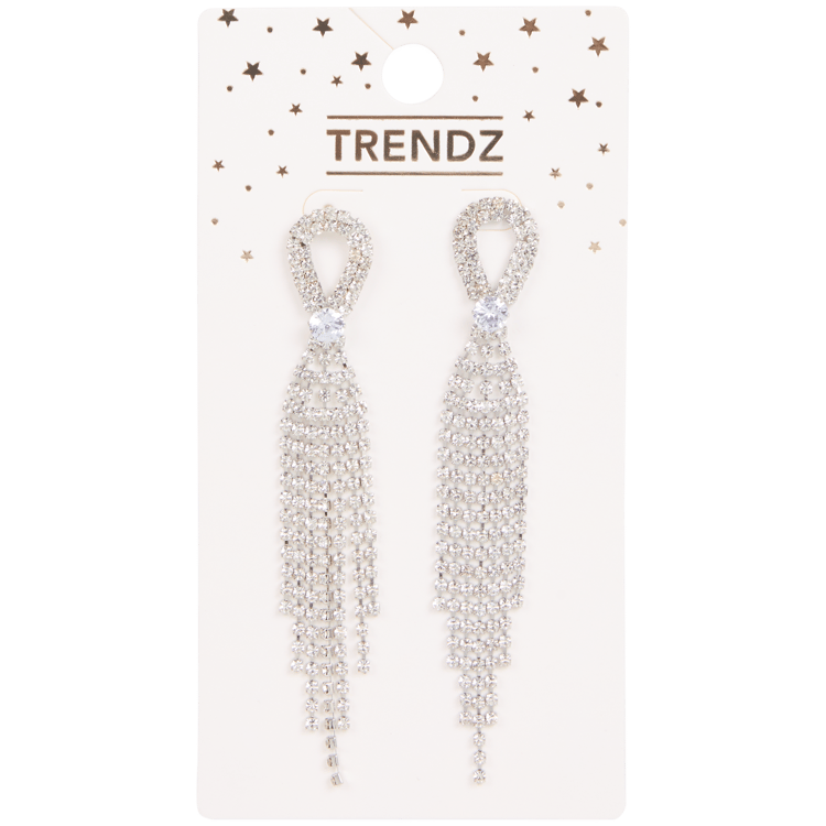 Boucles d'oreilles avec strass