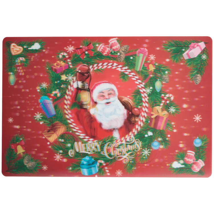 Holografische placemat Kerst