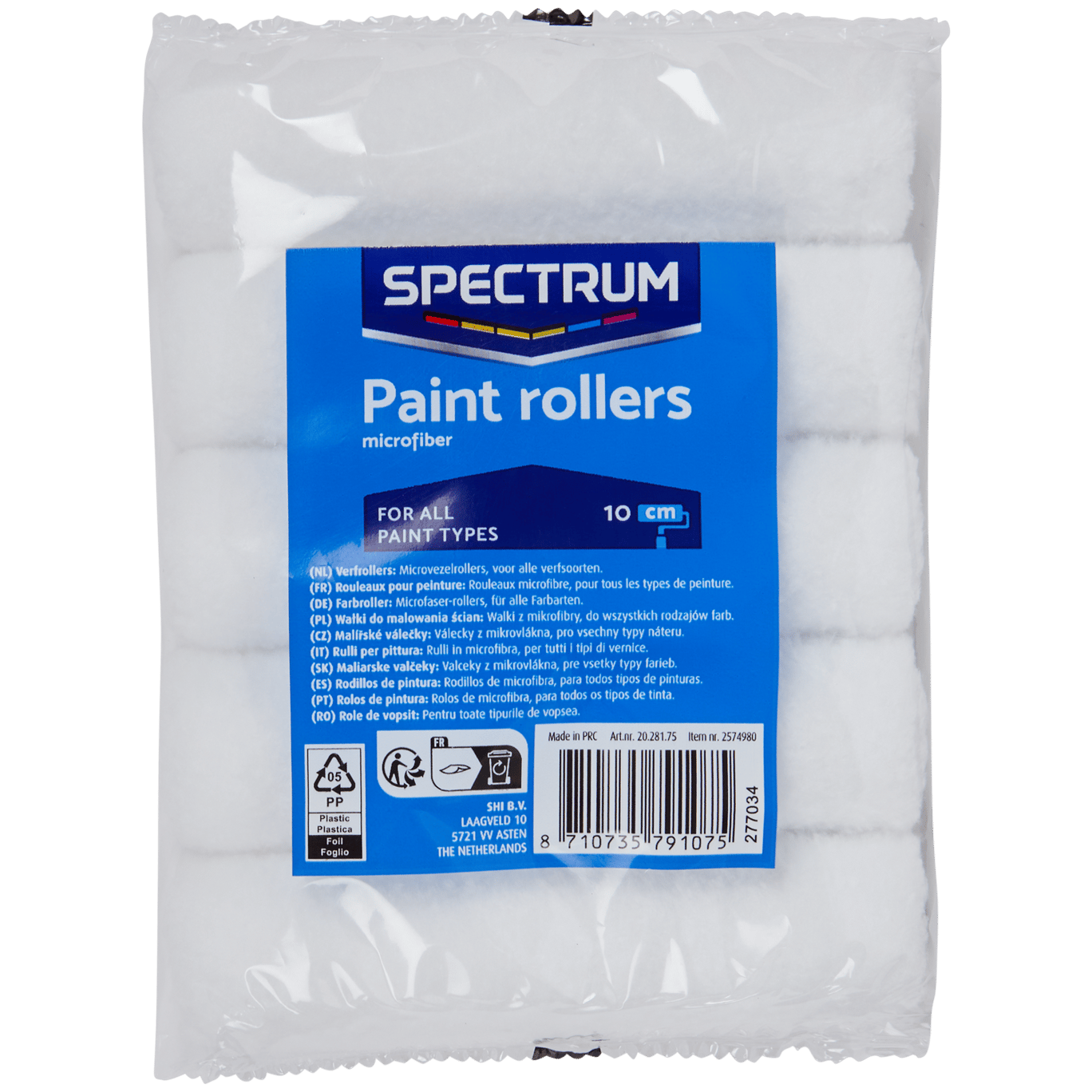 Rouleaux de peinture en microfibres Spectrum