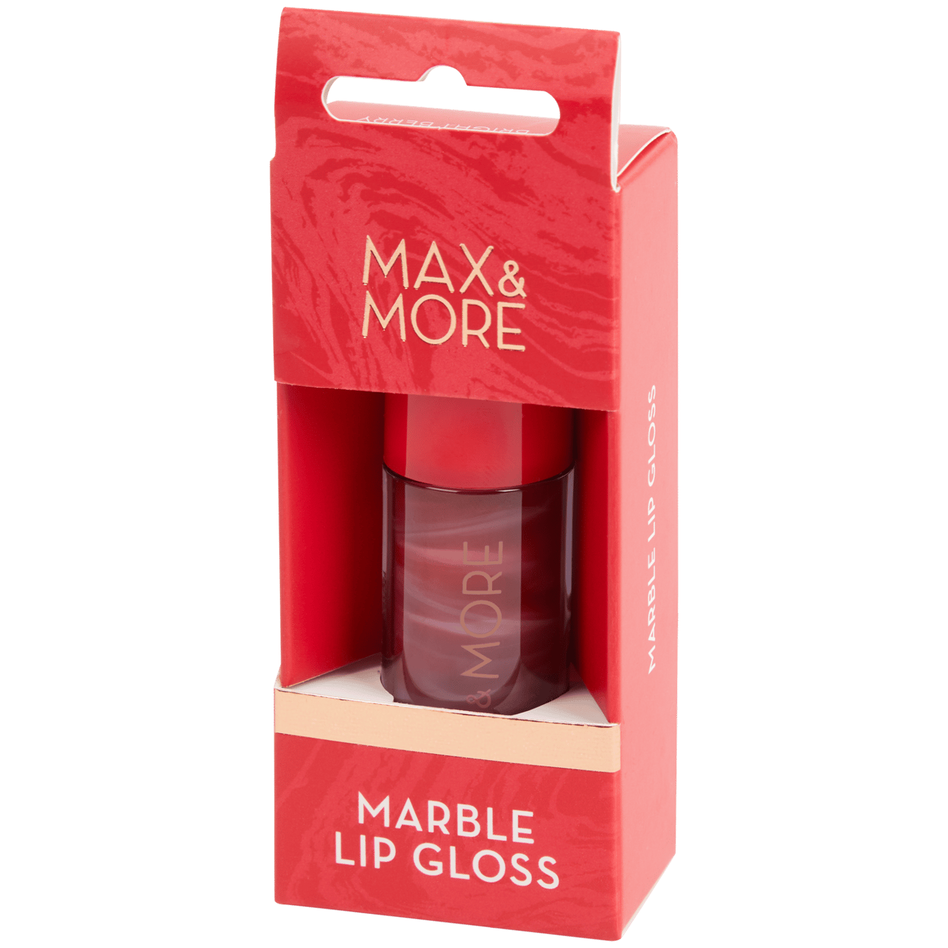 Gloss à lèvres effet marbré Max & More
