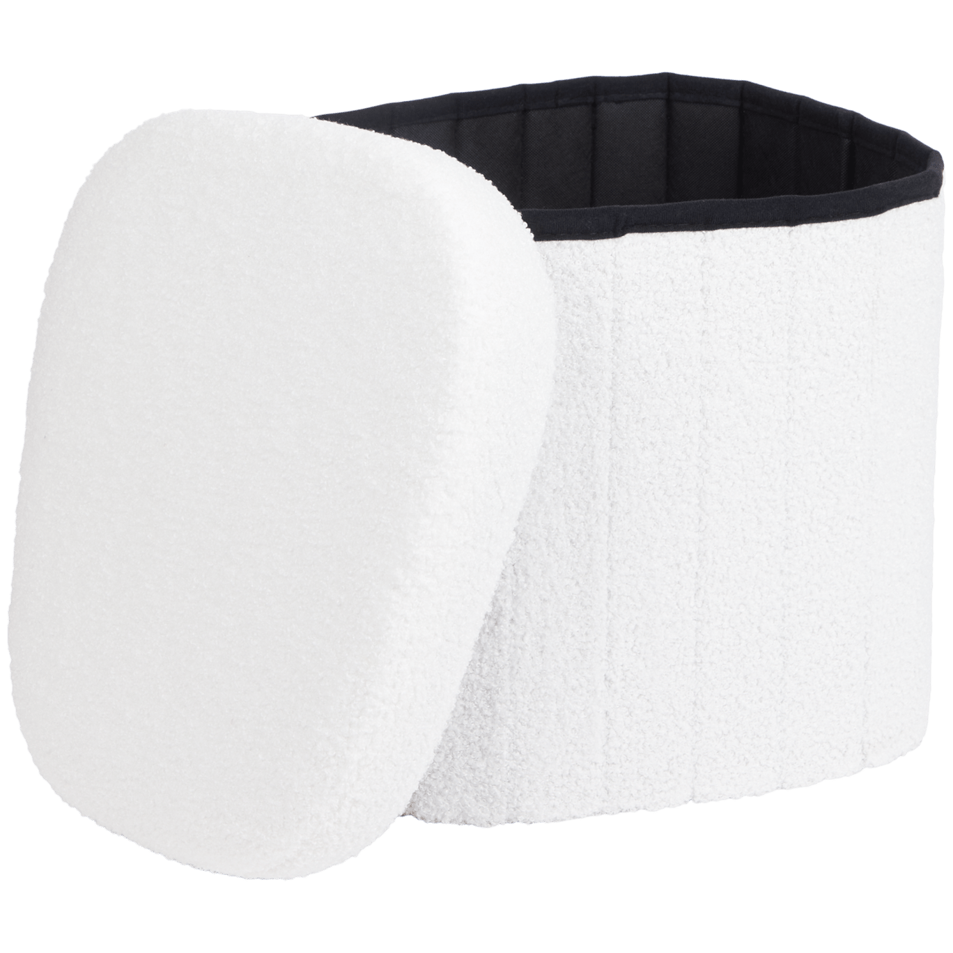 Pouf de rangement pliable