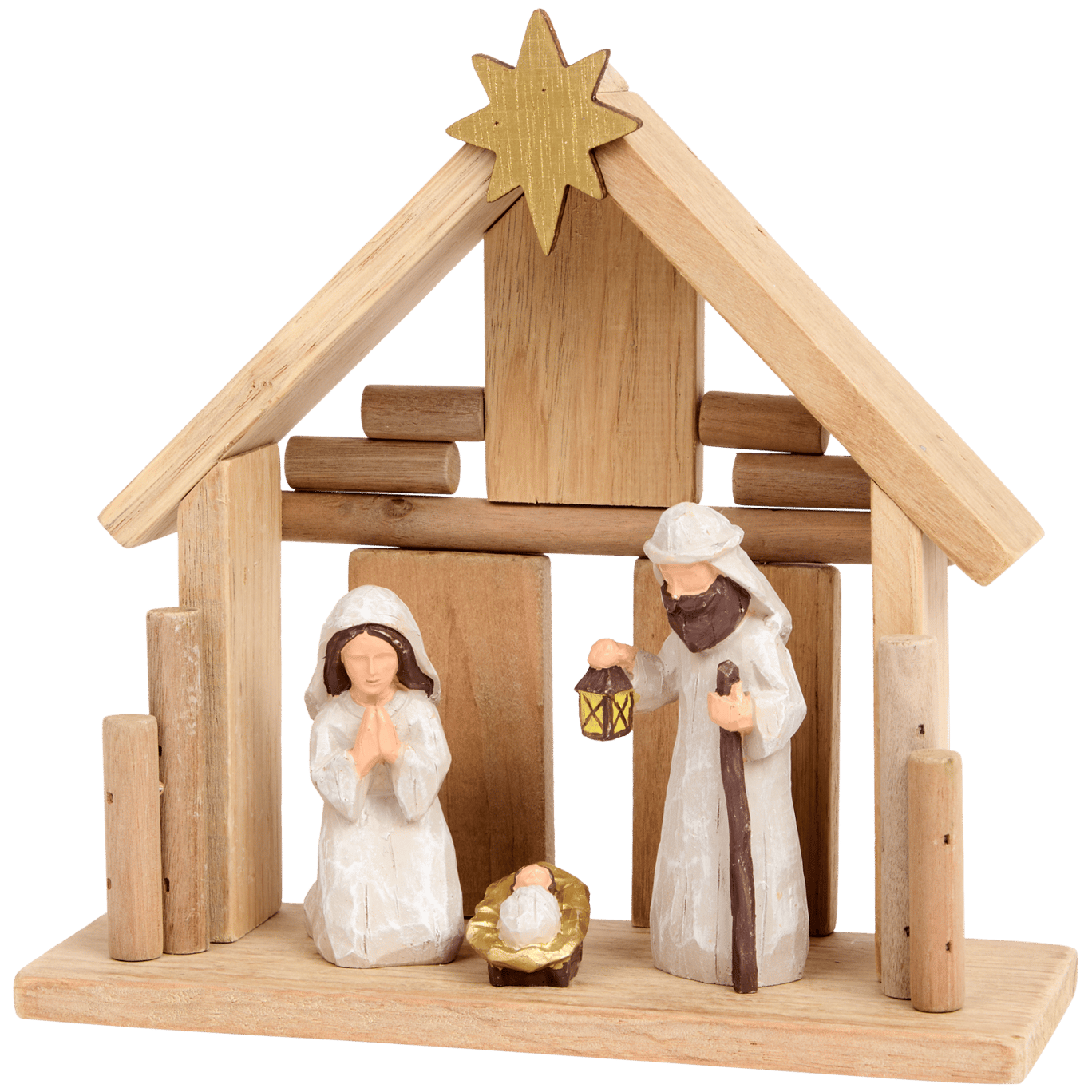 Presepe in legno Absolu Chic