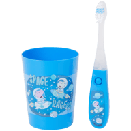 Conjunto de escova de dentes com temporizador Nickelodeon
