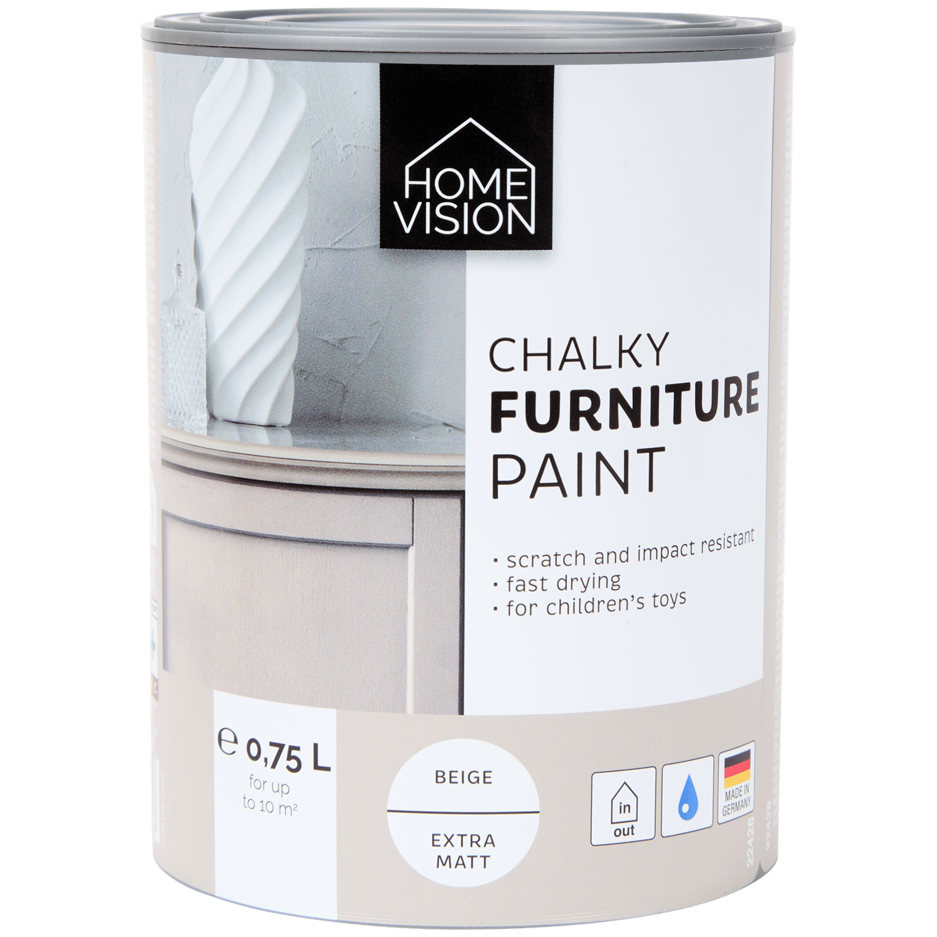 Peinture mate pour meubles Home Vision Beige