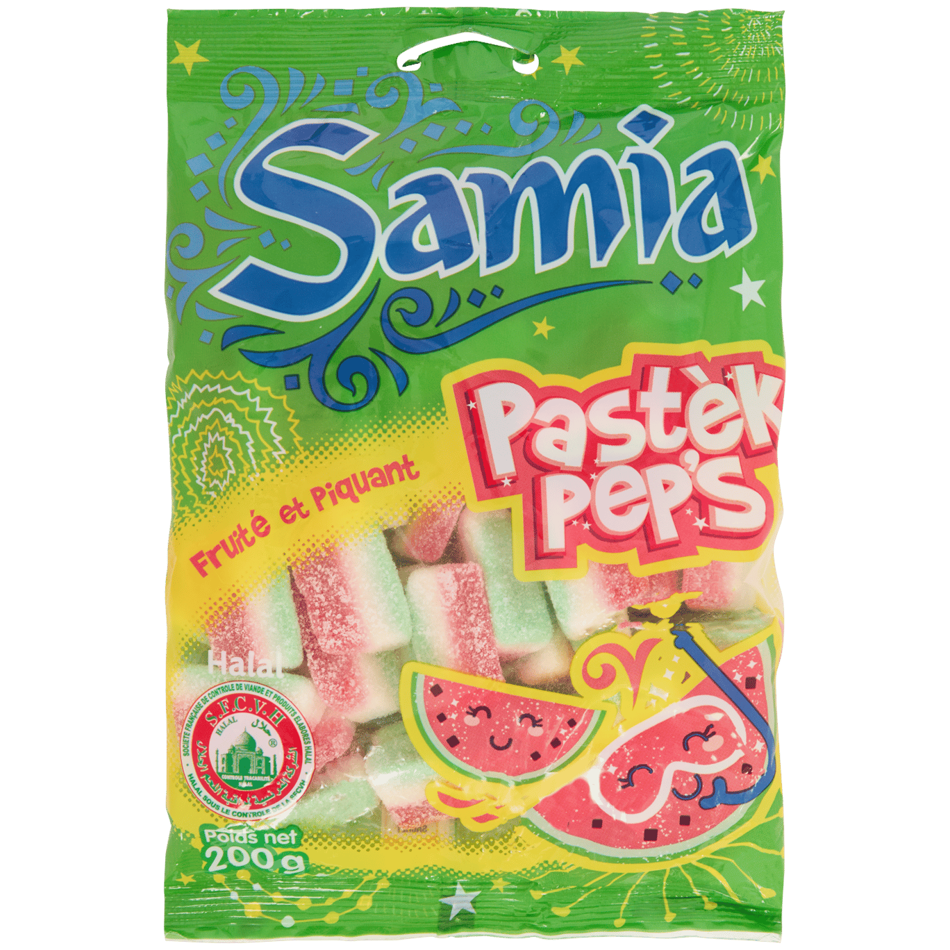 Chuches de frutas Samia Sandía