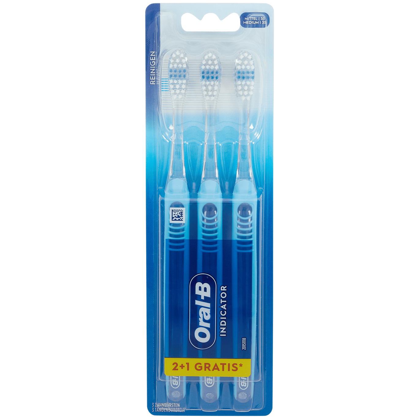 Szczoteczki do zębów Oral-B Wskaźnik 1-2-3