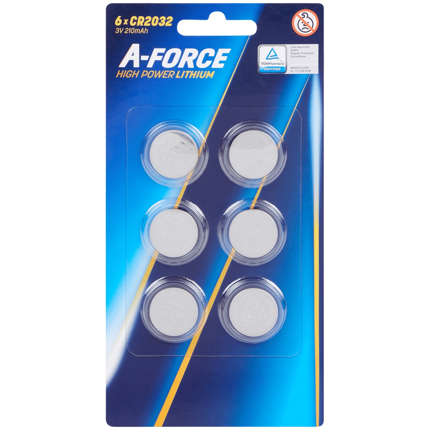 Pilhas de tipo botão A-Force