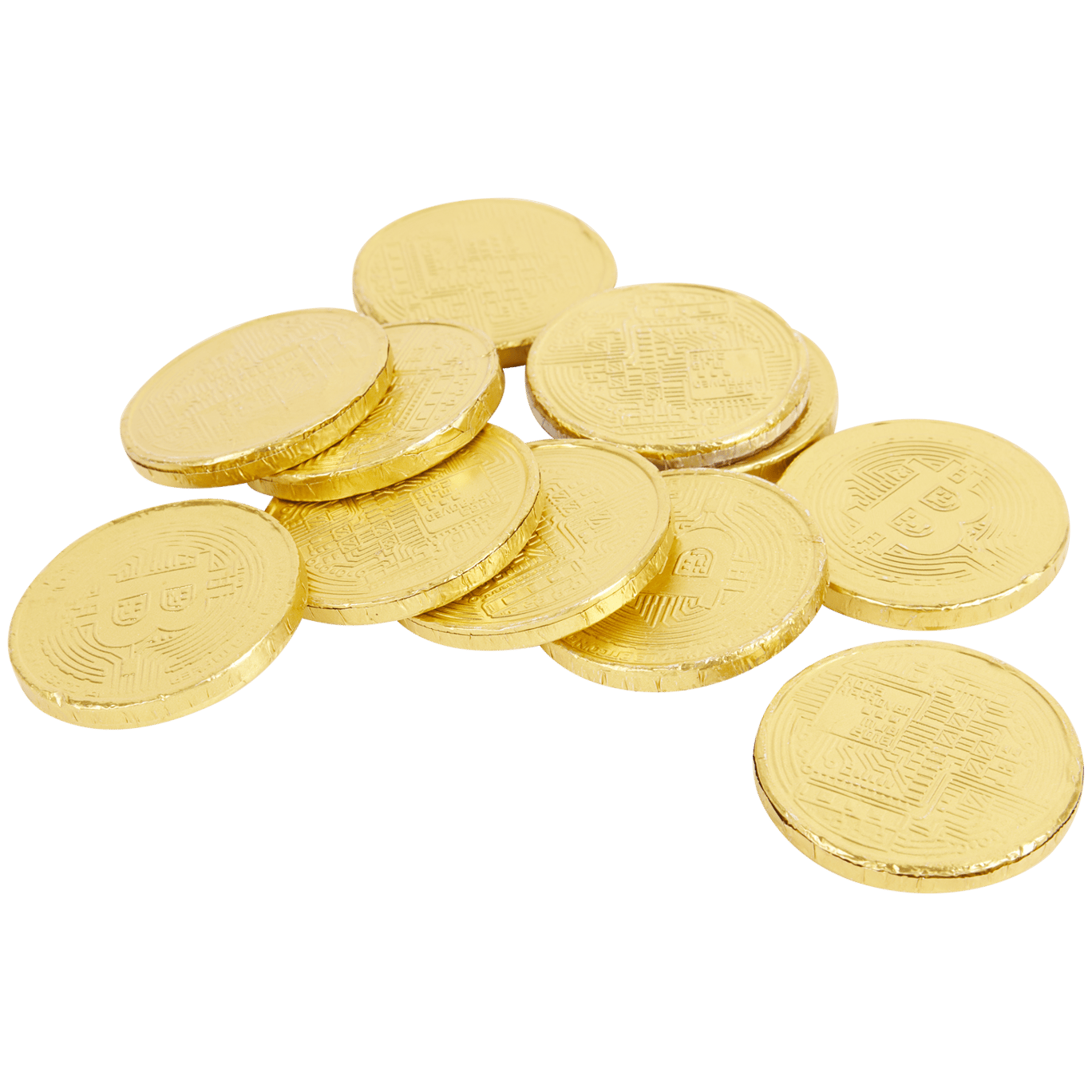 Monety czekoladowe Bitcoin