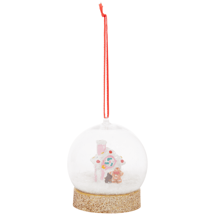 Bola de nieve colgante de Navidad Home Accents