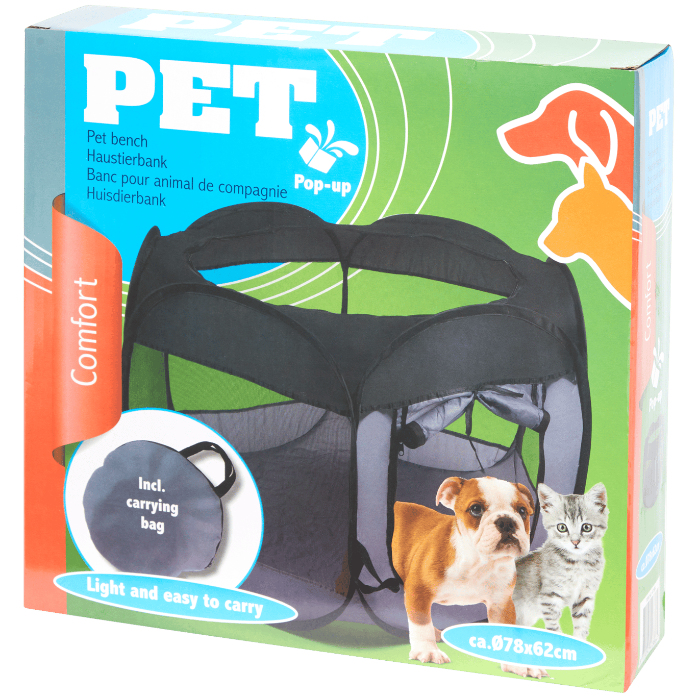 Panier pour chien pliable