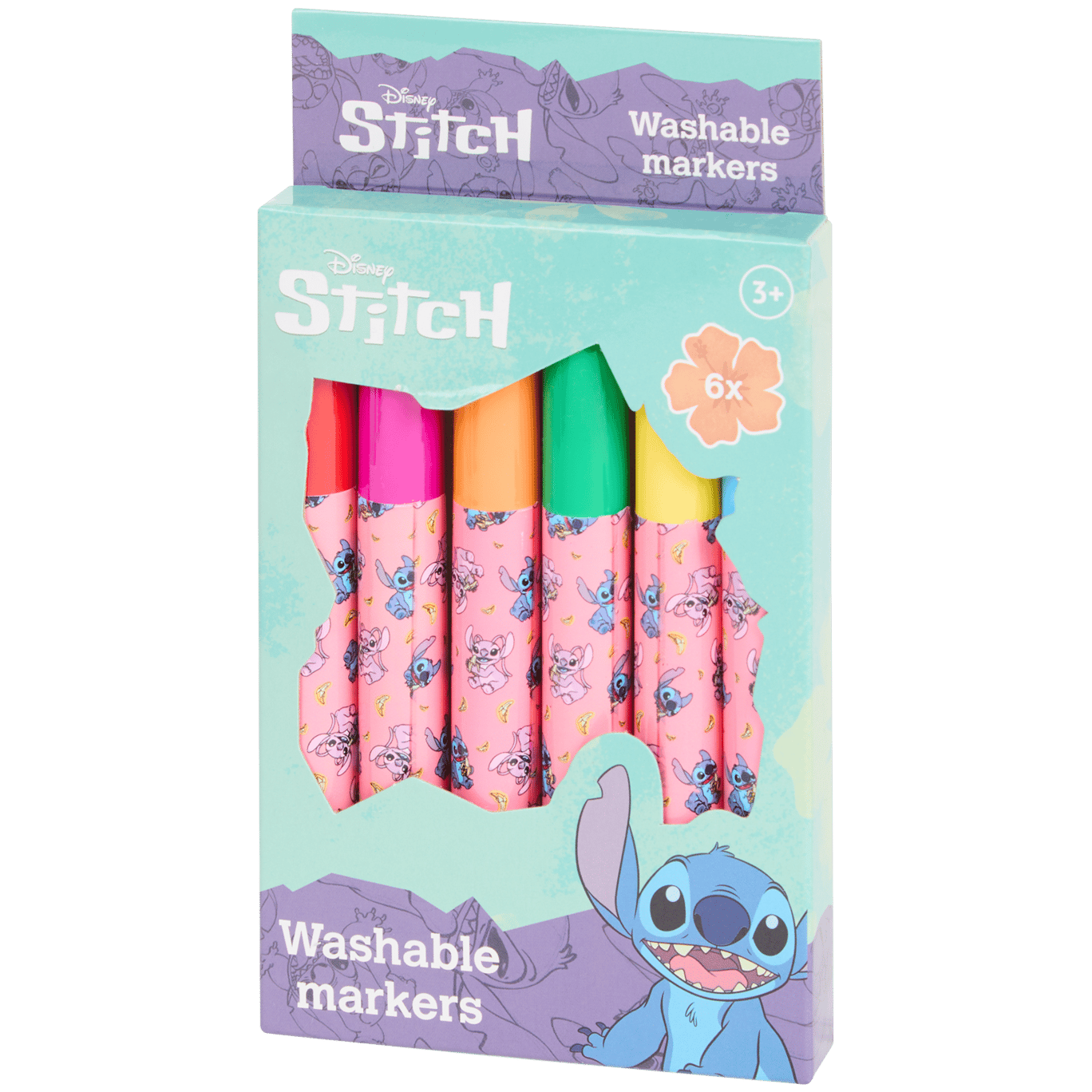 Pennarelli Easynote Lavabili 18 Pezzi - Punta In Fibra, Colori Assortiti Per Bambini Da 5 Anni In Su
