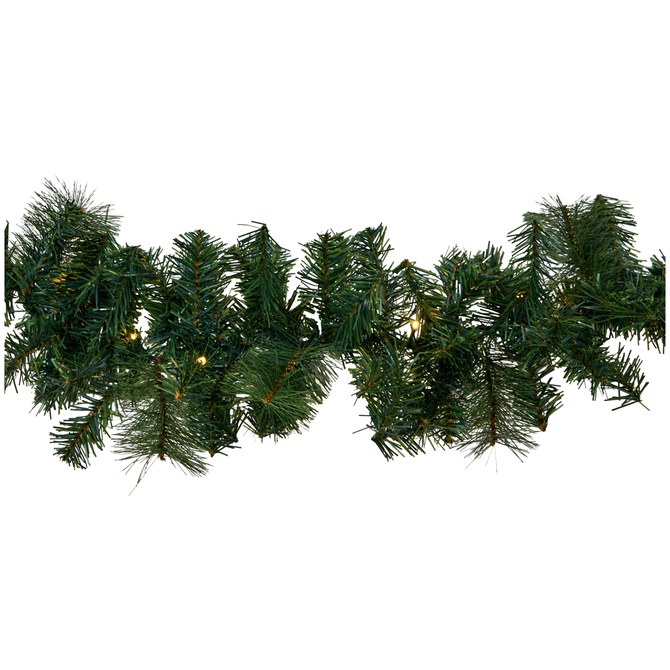 Guirlande de branches de pin avec LED