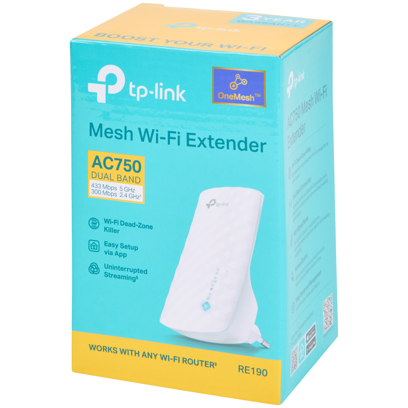 Wzmacniacz sygnału wifi TP-link AC750