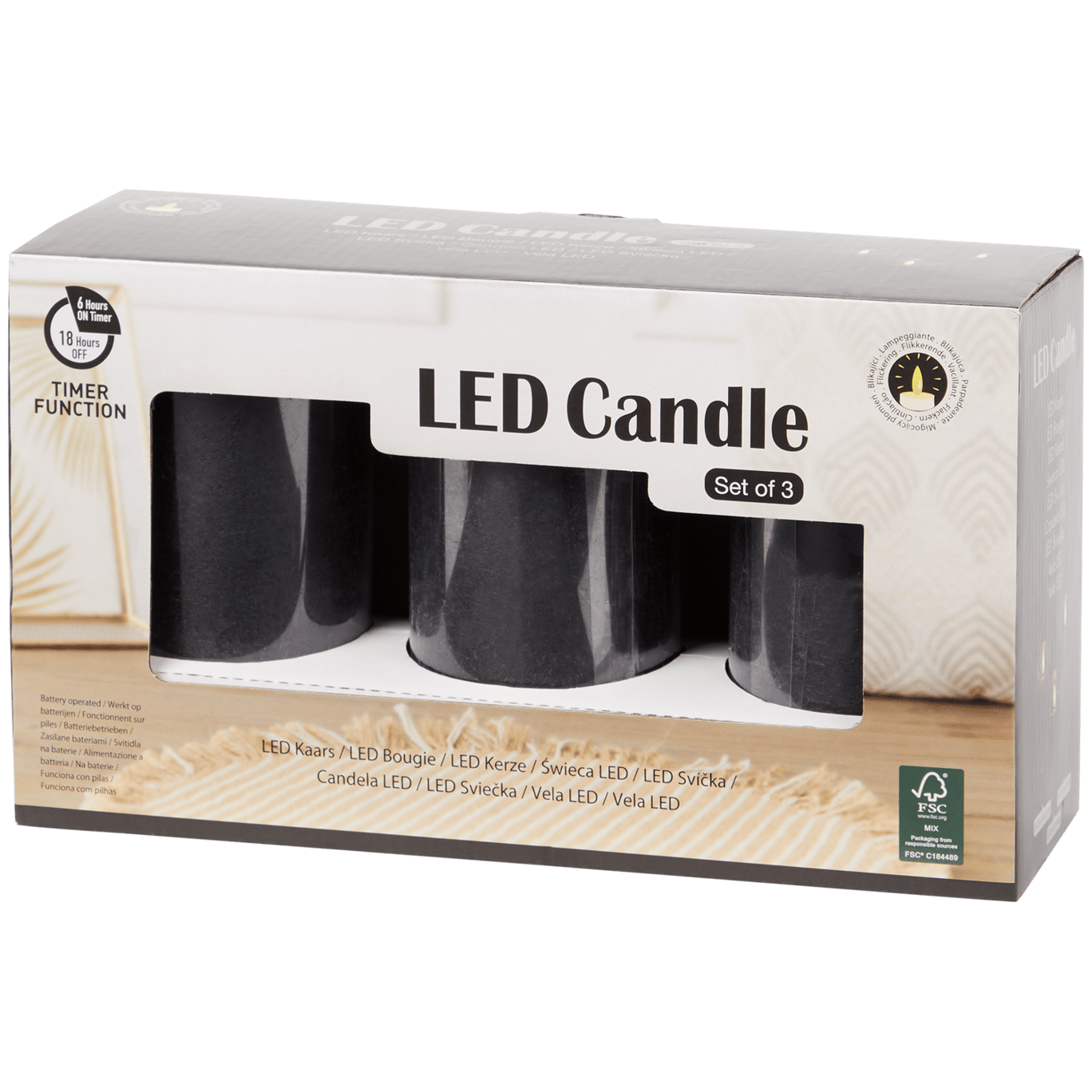 Achat / Vente Pack bougies parfumées LED x3 avec télécommande pas cher