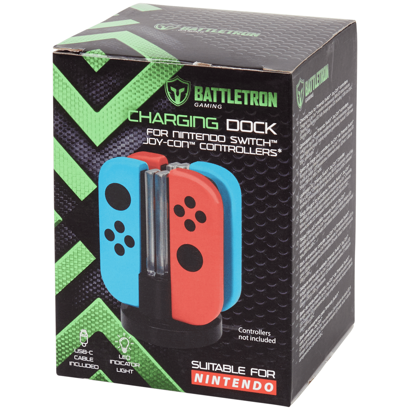 Caricabatterie Joy-con Battletron Nintendo Switch