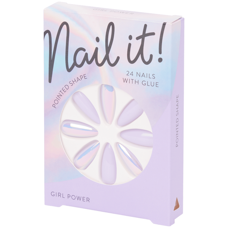 Faux Ongles Dorés - Lot De 24 Pièces Avec Colle - Neuf Sous Blister - Longueur Et Forme Non Précisées