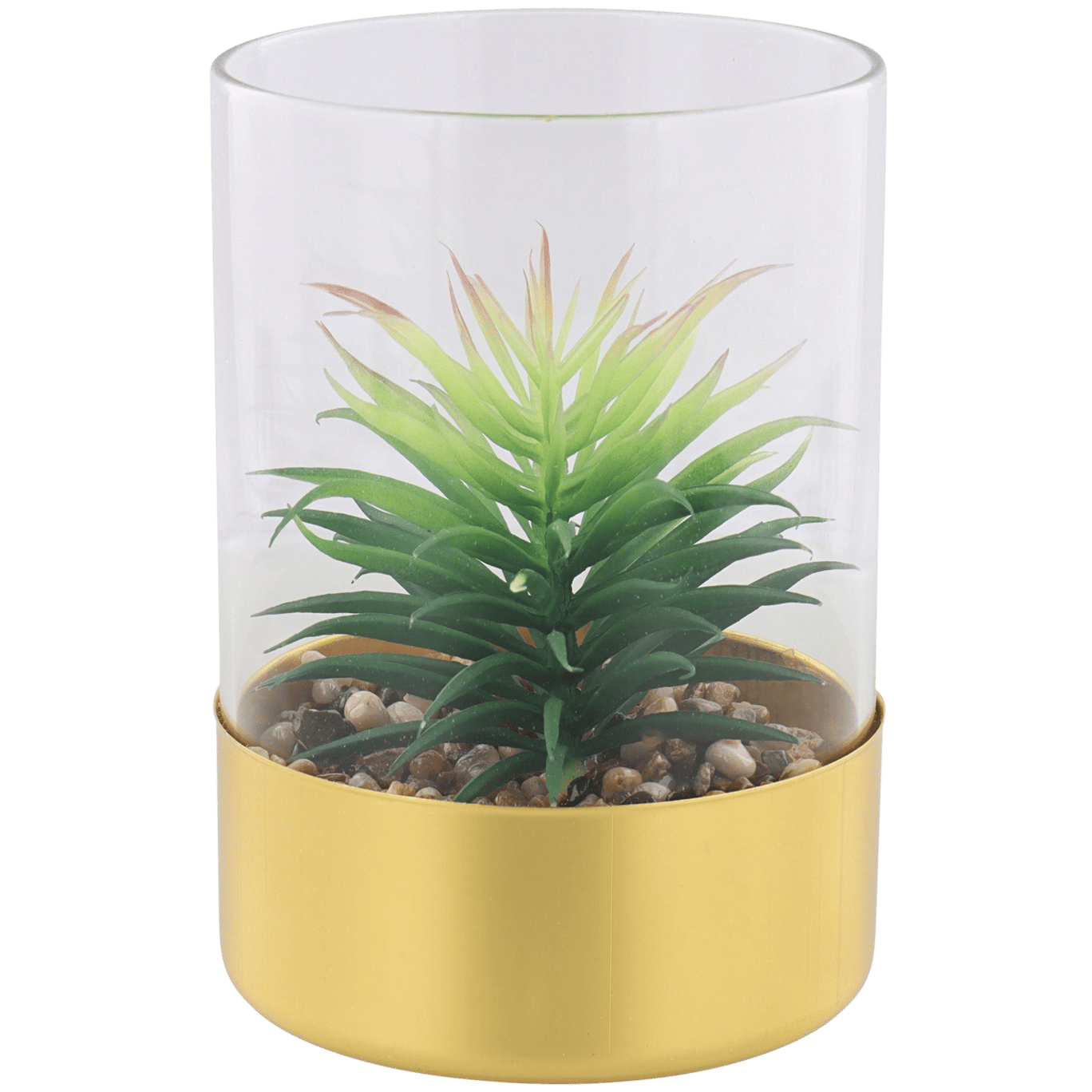 Kunstvetplant in glazenpot