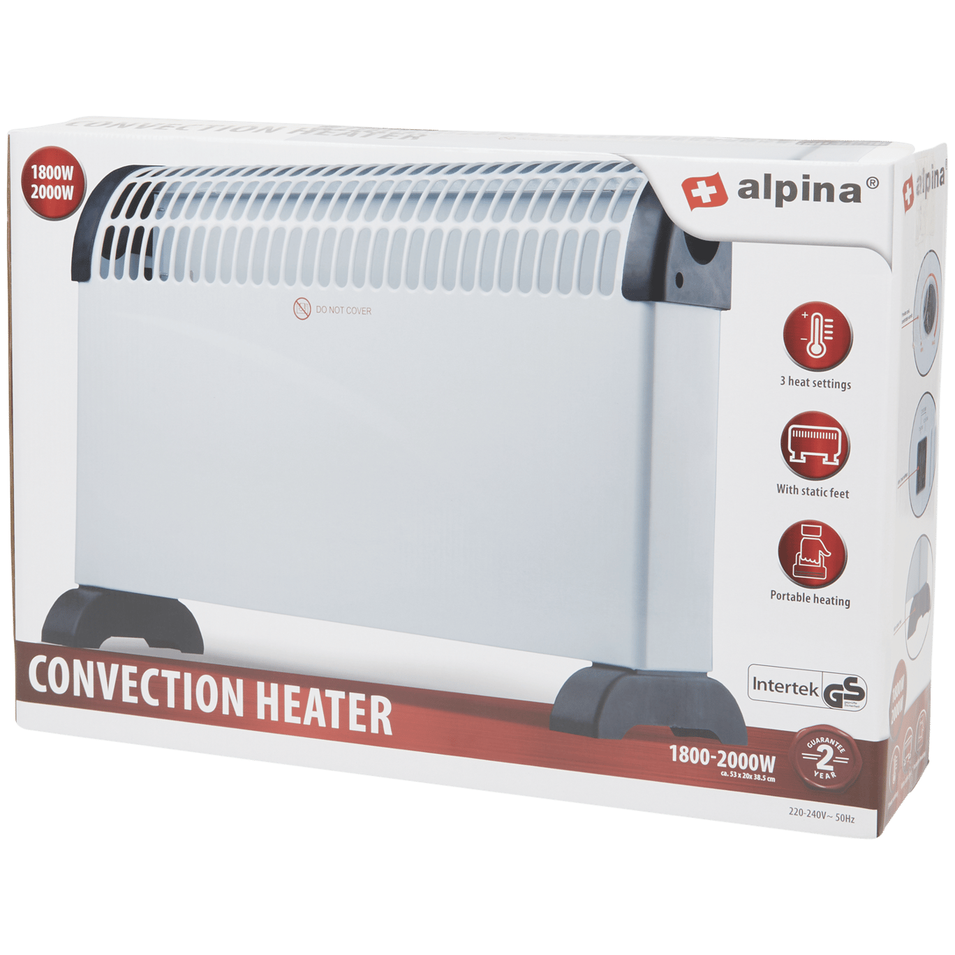 Calefactor convector Alpina