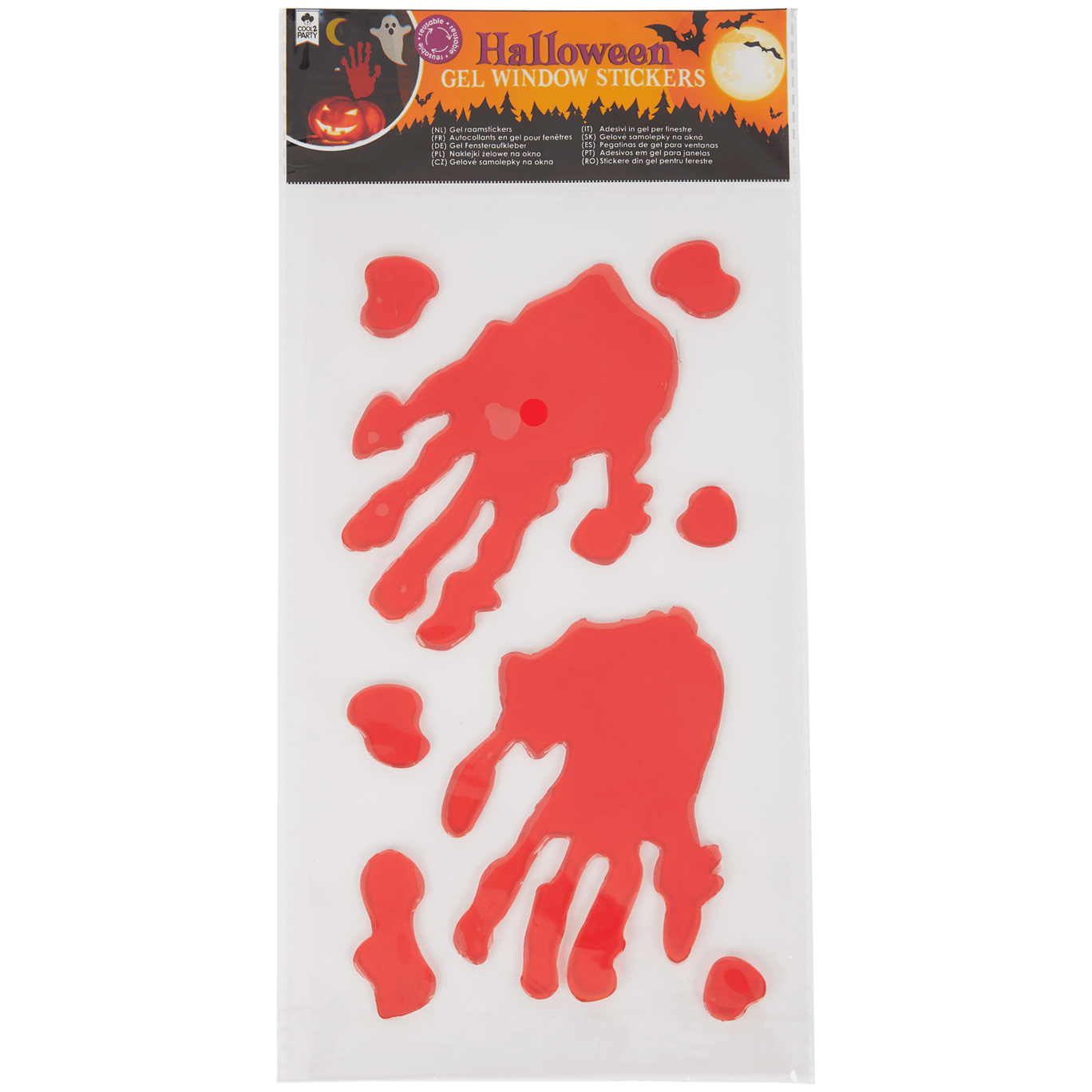 Pegatinas de gel Halloween 