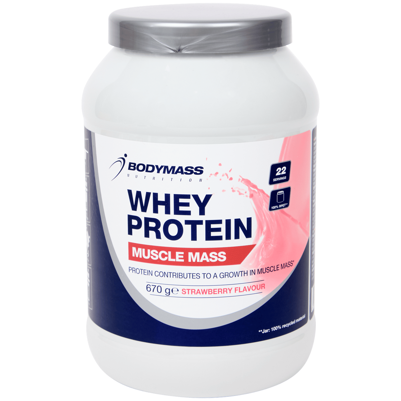 Proteína whey Bodymass Morango