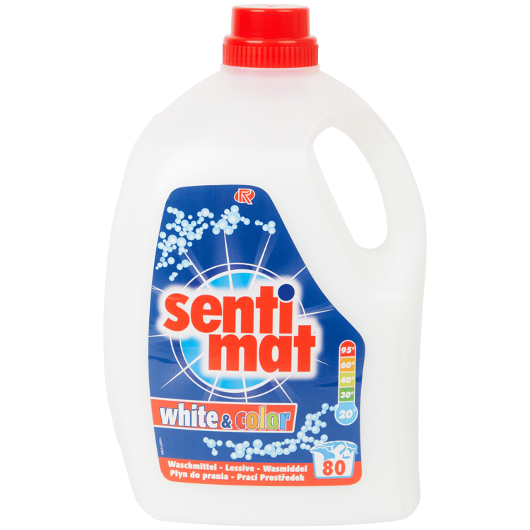 Detergente Sentimat Blanco y color