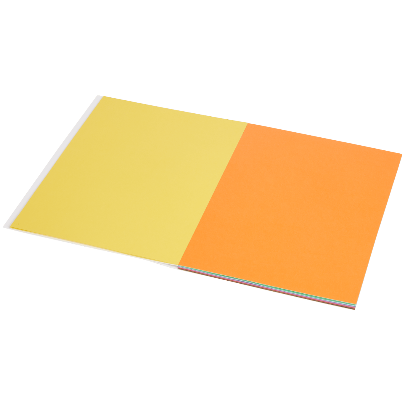 Bloc de papier cartonné coloré