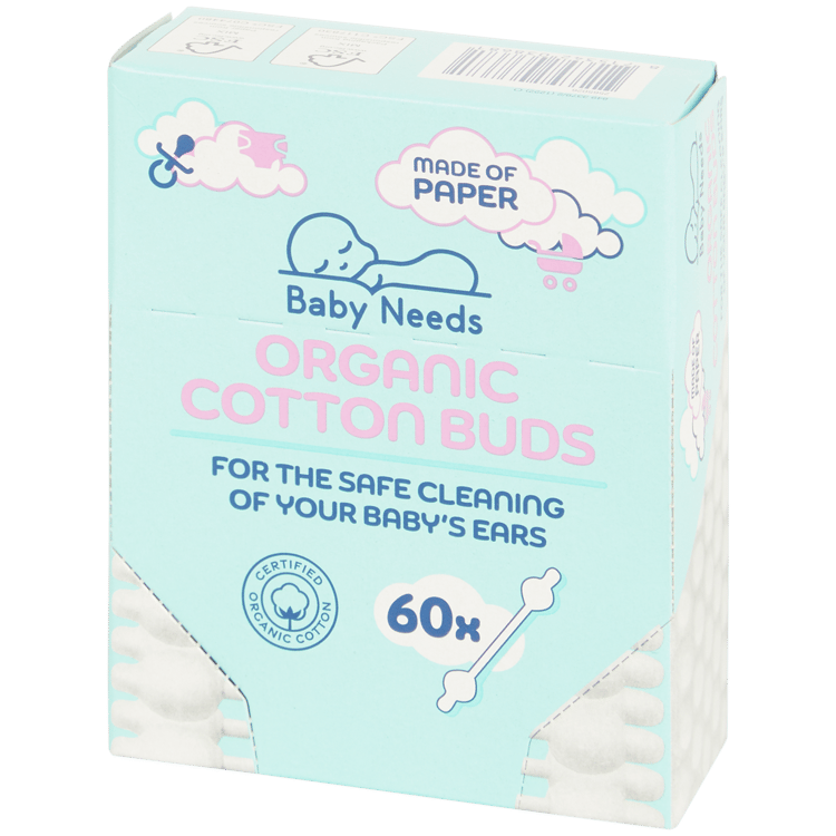 Bastoncillos de algodón Baby Needs