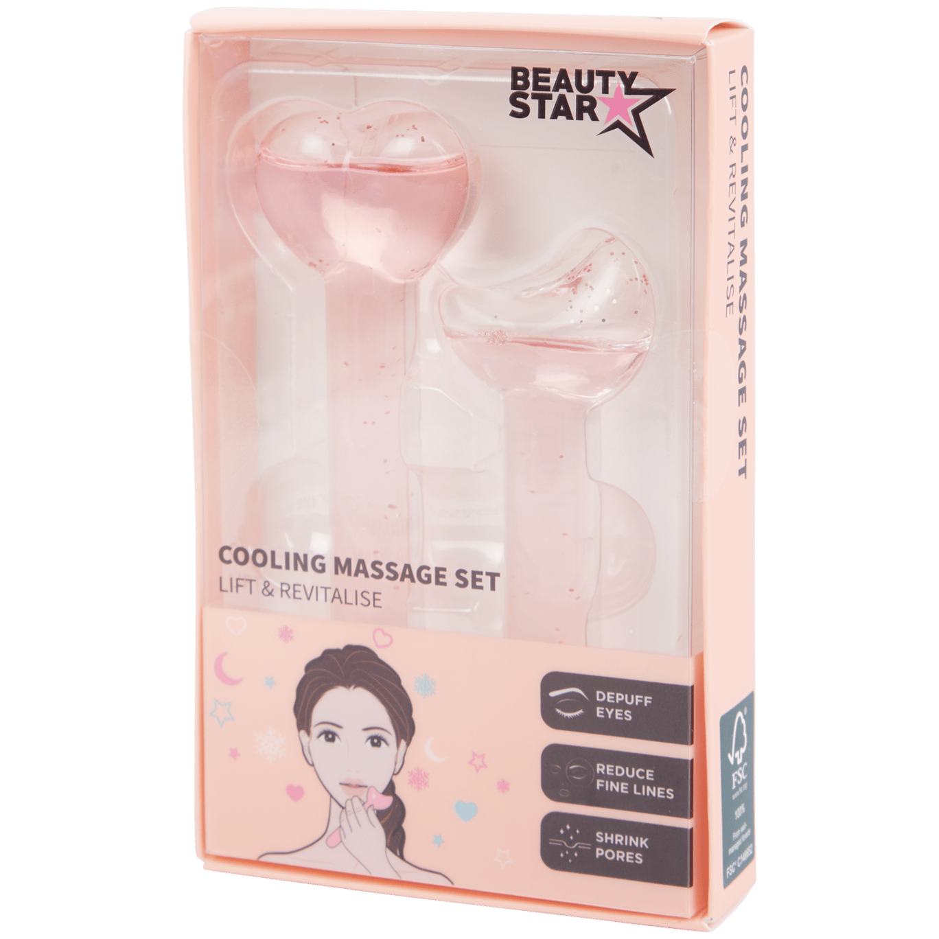 Rouleaux de massage rafraîchissants Beauty Star | Action FR