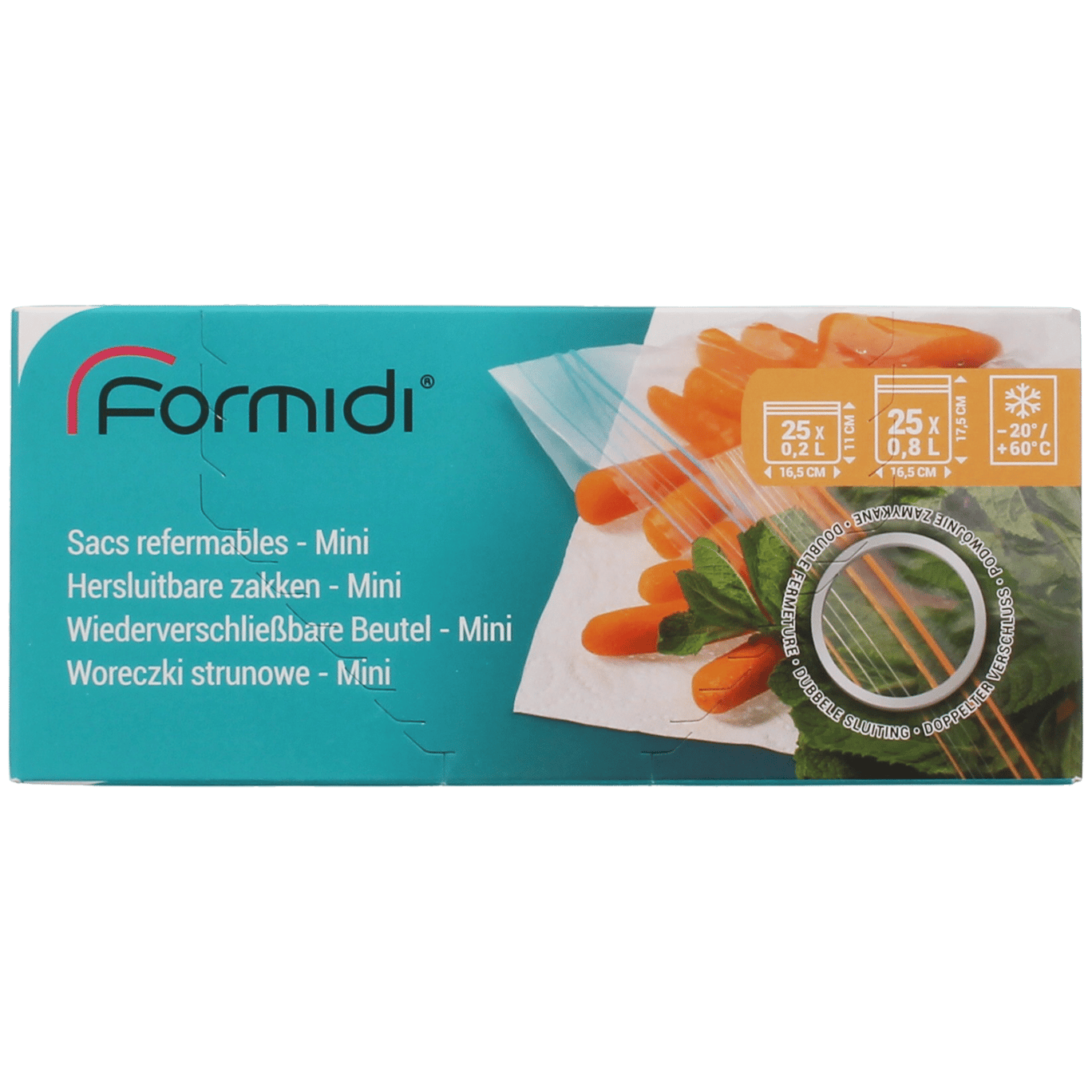 Zamykane woreczki na żywność Formidi