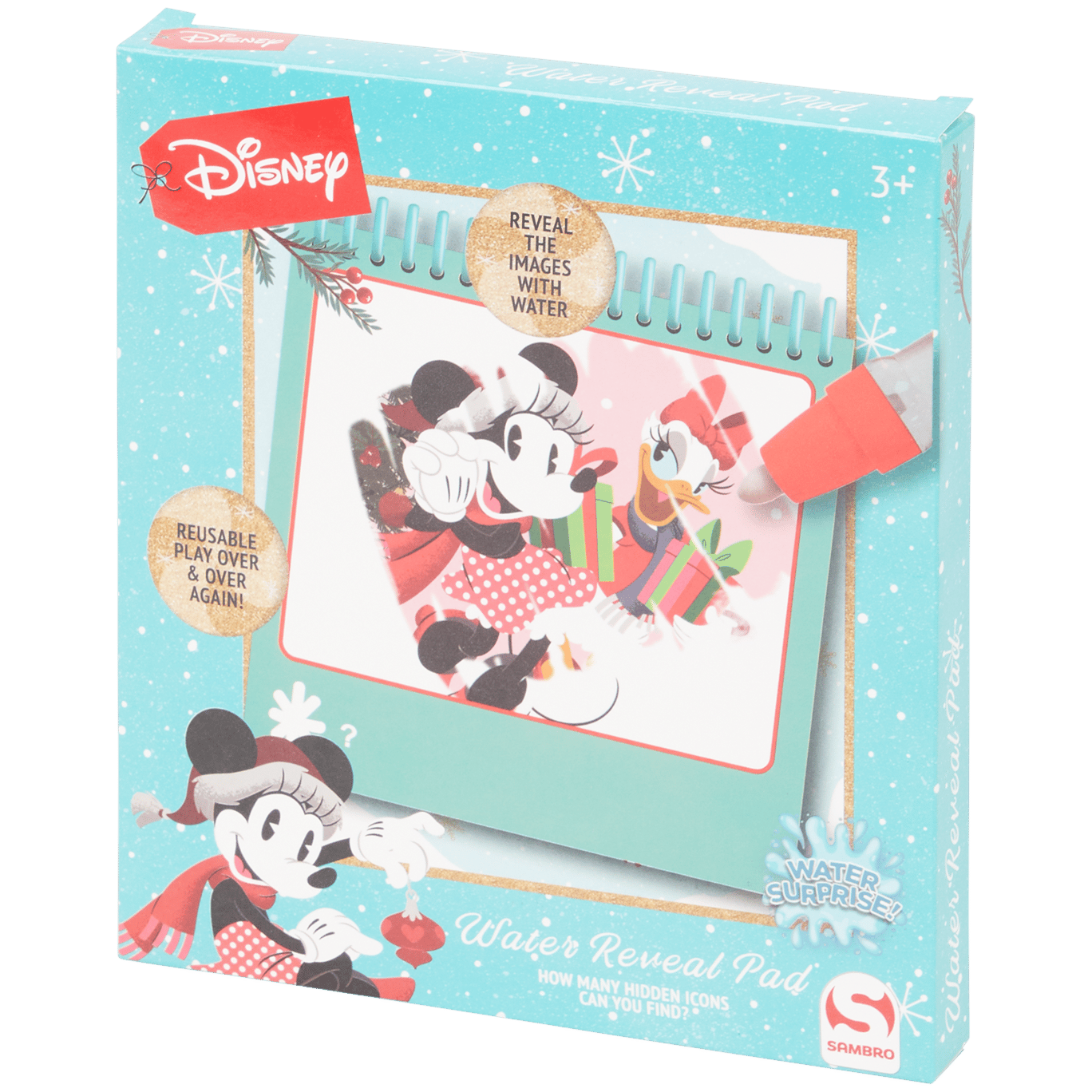 Disney kerst-waterkleurboek