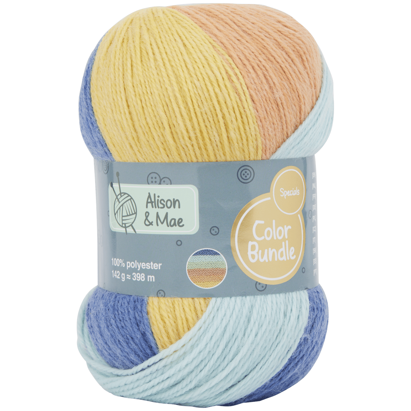 Lã para tricô Alison & Mae Specials Color Bundle