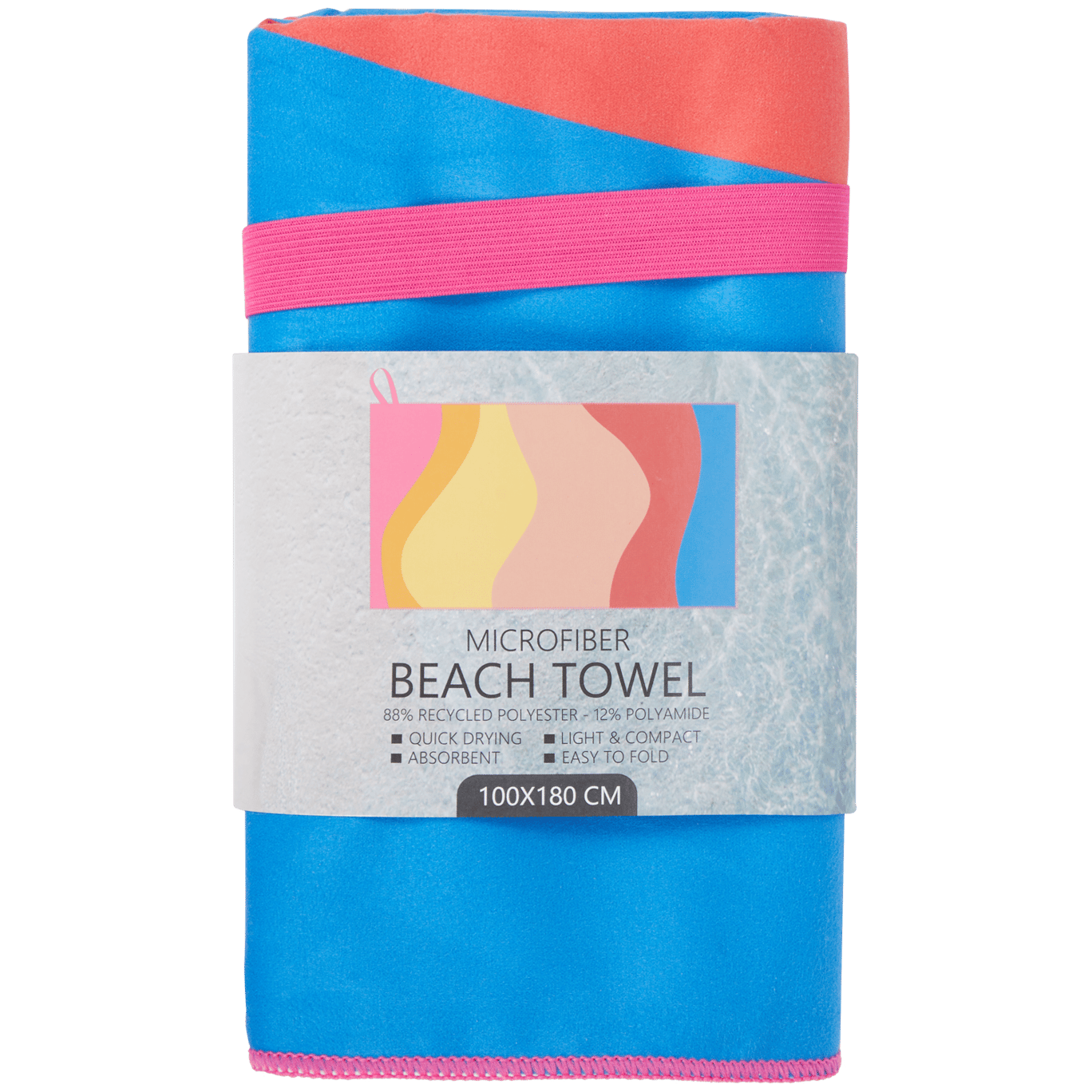 Ręcznik plażowy z mikrofibry