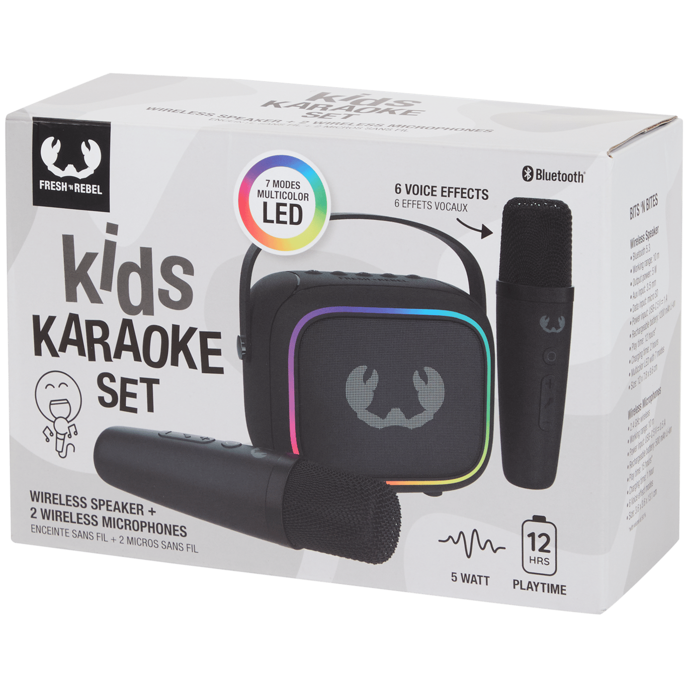 Fresh ’n Rebel Kids Kabelloses Karaoke-Set