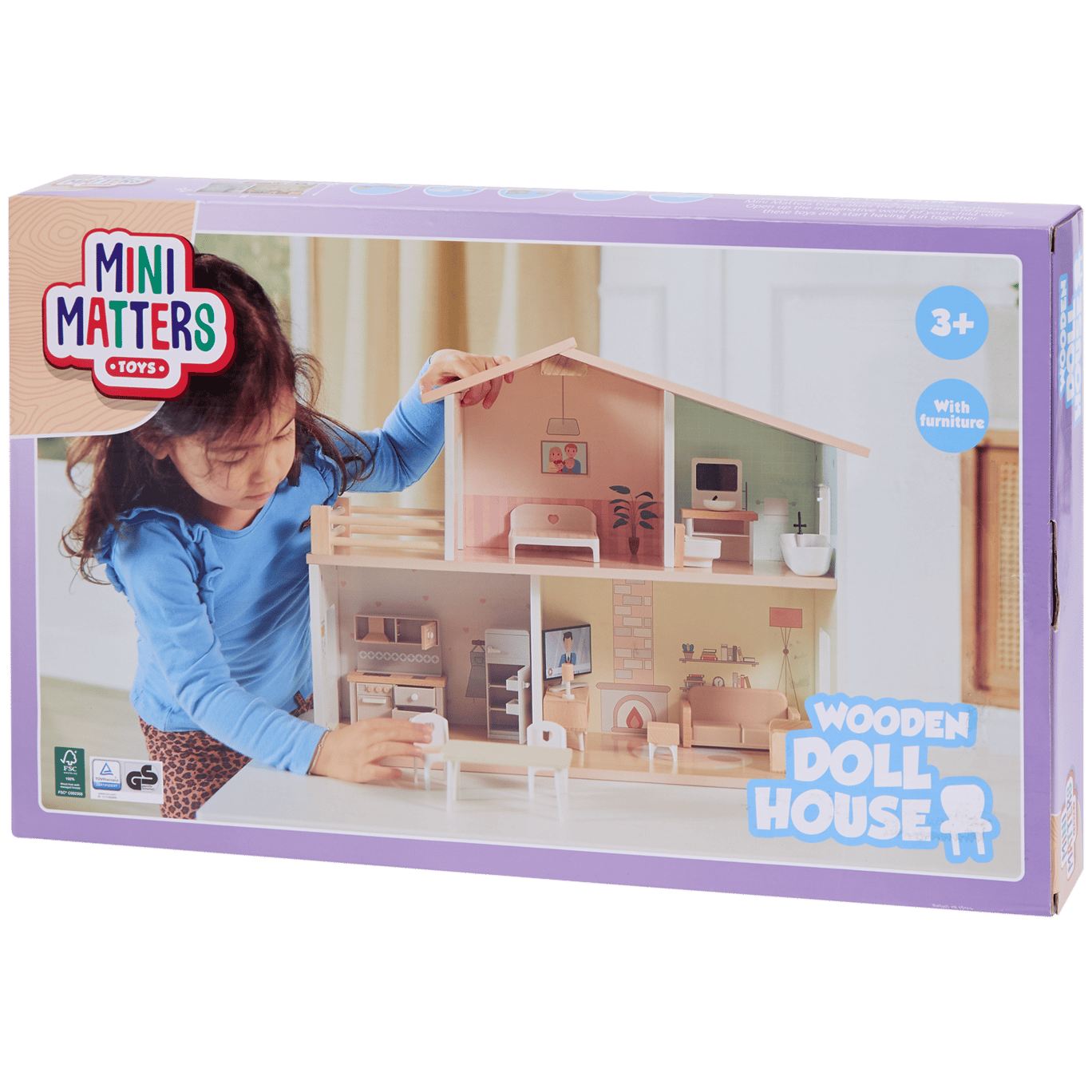 Mini Matters Puppenhaus aus Holz