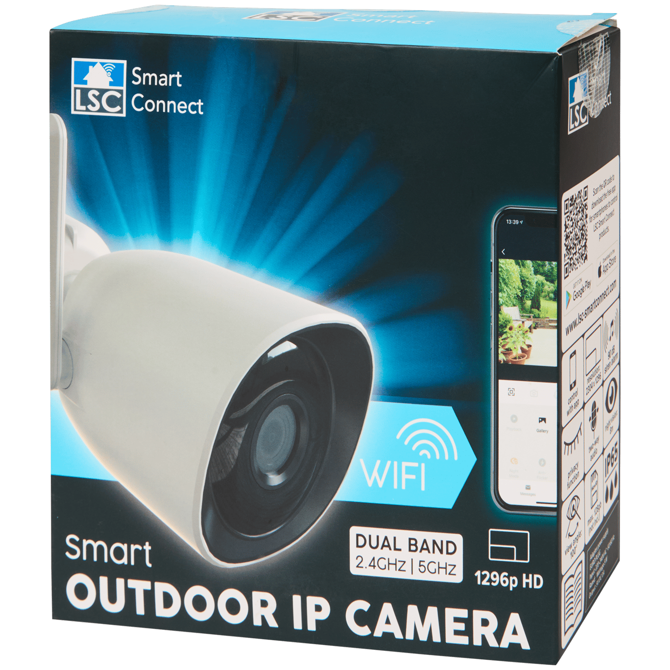 Caméra de surveillance extérieure IP LSC Smart Connect