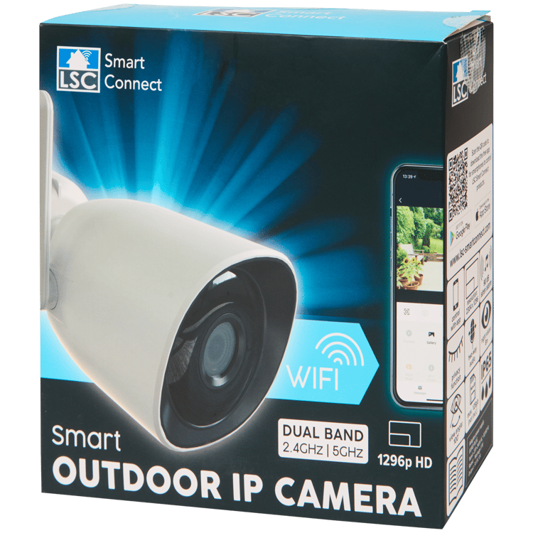 Caméra de surveillance extérieure IP LSC Smart Connect