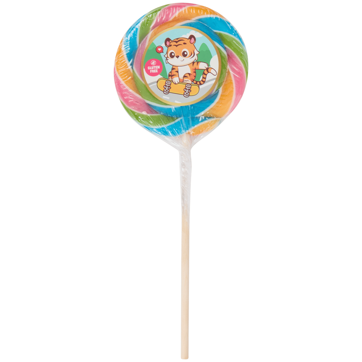 Regenbogen-Lolli